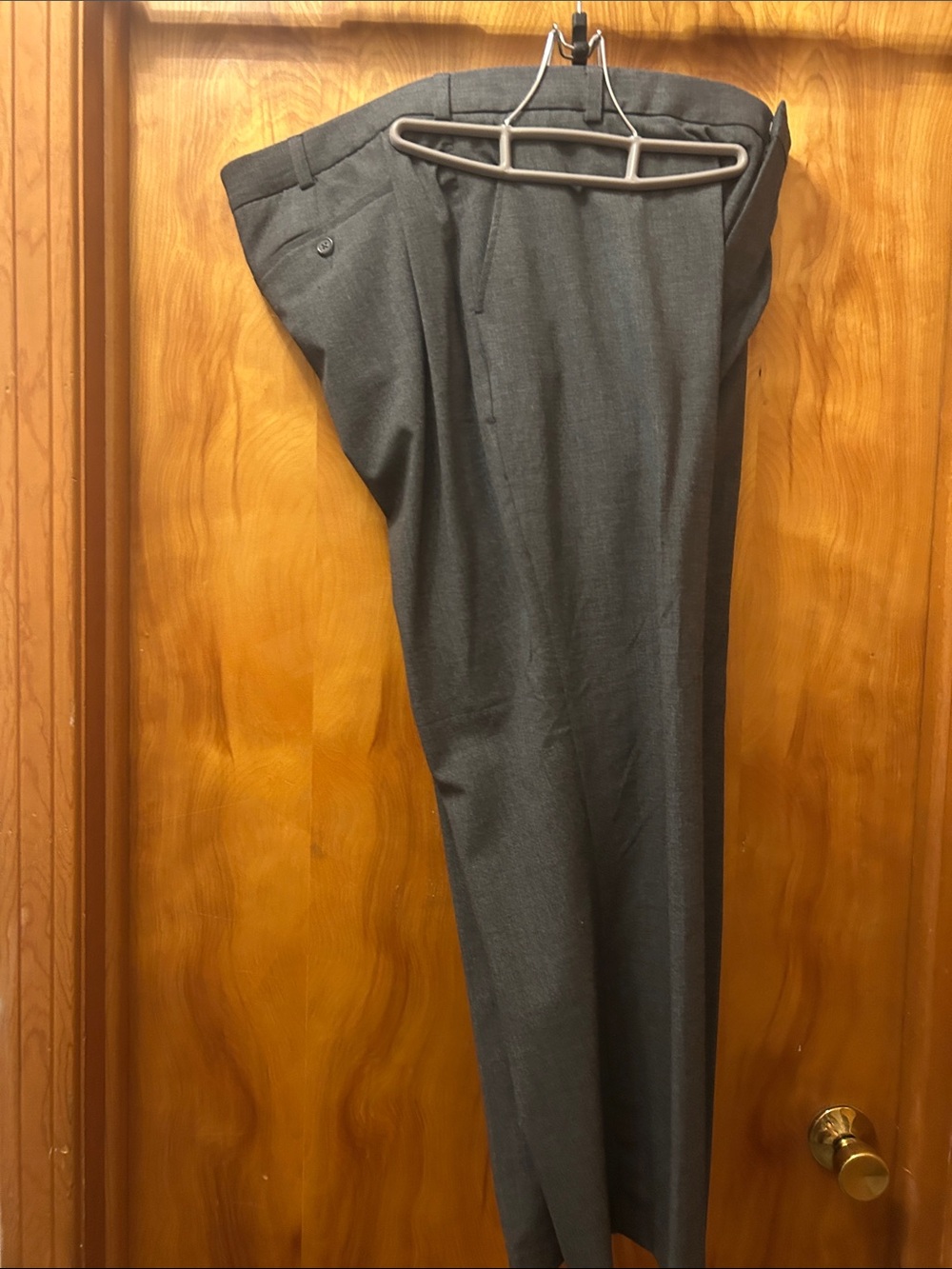 George Men's Charcoal Gray Dress Pants - Classic Tailored Fit